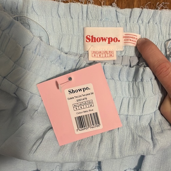 NWT Showpo Outside the Line two piece skirt set, size US 2 - Picture 8 of 9